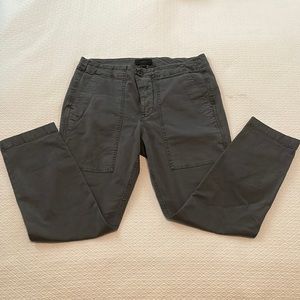 J. Crew Women's Cargo Skinny Chino Pants in Stretch Cotton Size 10